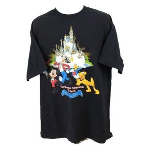Walt Disney World Happiest Celebration on Earth Short Sleeve Tee Shirt Small
